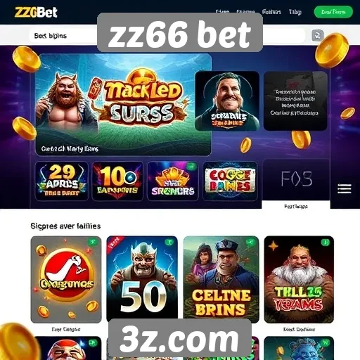 Novas funcionalidades do site de jogos zz66 bet
